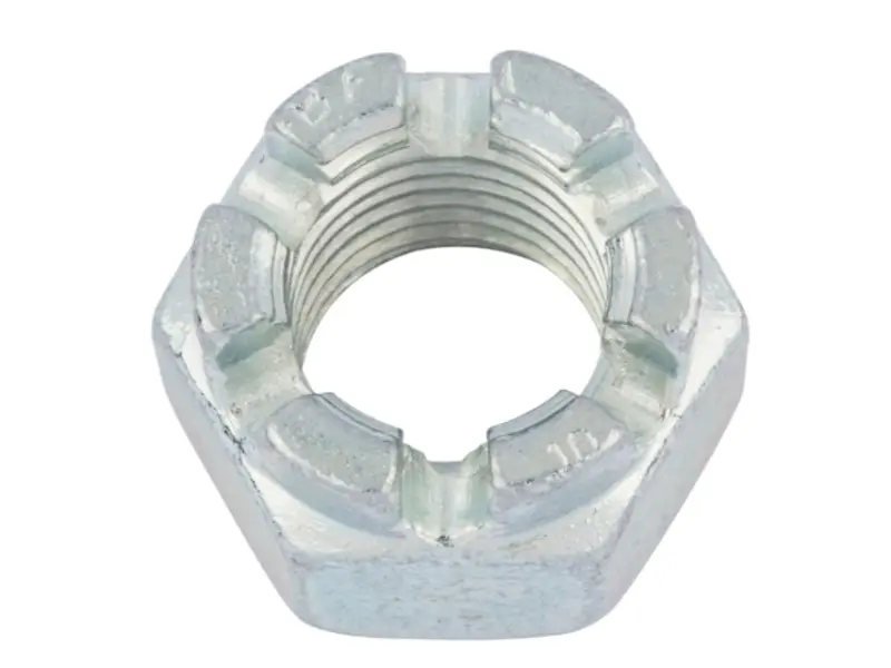 Er DIN935 Hex Slotted Slot Nut Carbon Steel Anti-Loosening Fastener velegnet til vibrationsstærke maskiner?