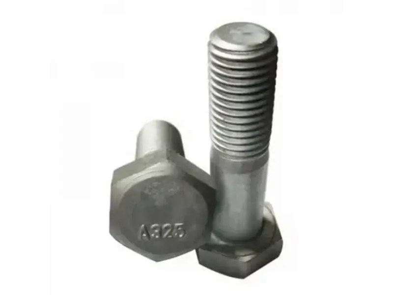 ASTM A325 Heavy Hex Strukturel Bolt Kulstofstål Højtrækkende Bolt