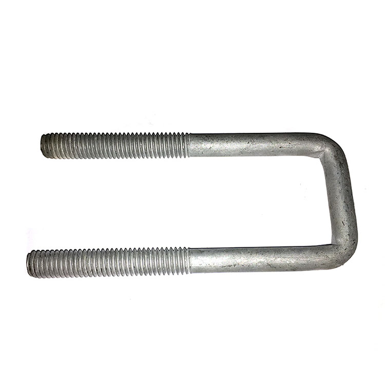 Carbon Steel HDG Grade 8.8 Square Bend U Bolt