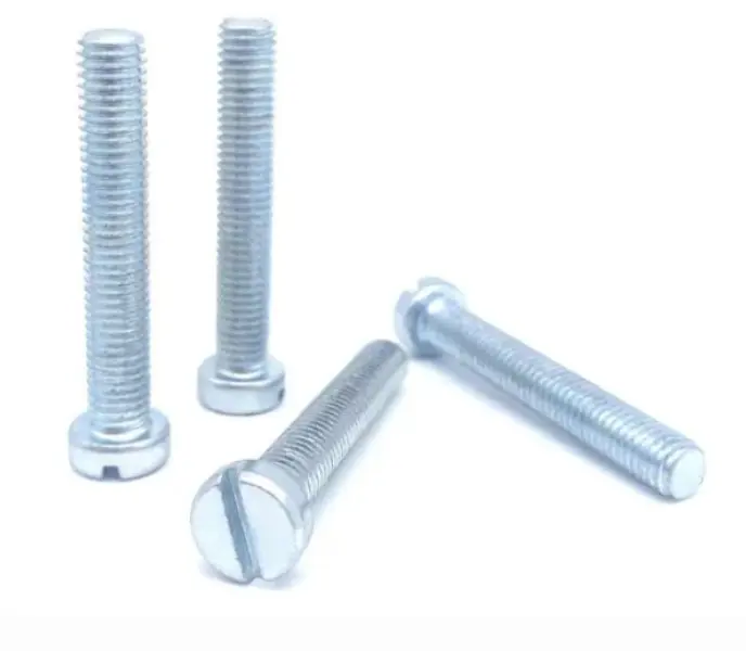 Zinc Plated Slotted Pan Head Machine Screws