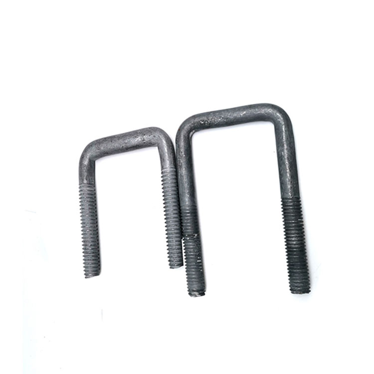 DIN3570 Carbon Steel U Bolt til elektrisk tårnudstyr HDG U Form Bolt