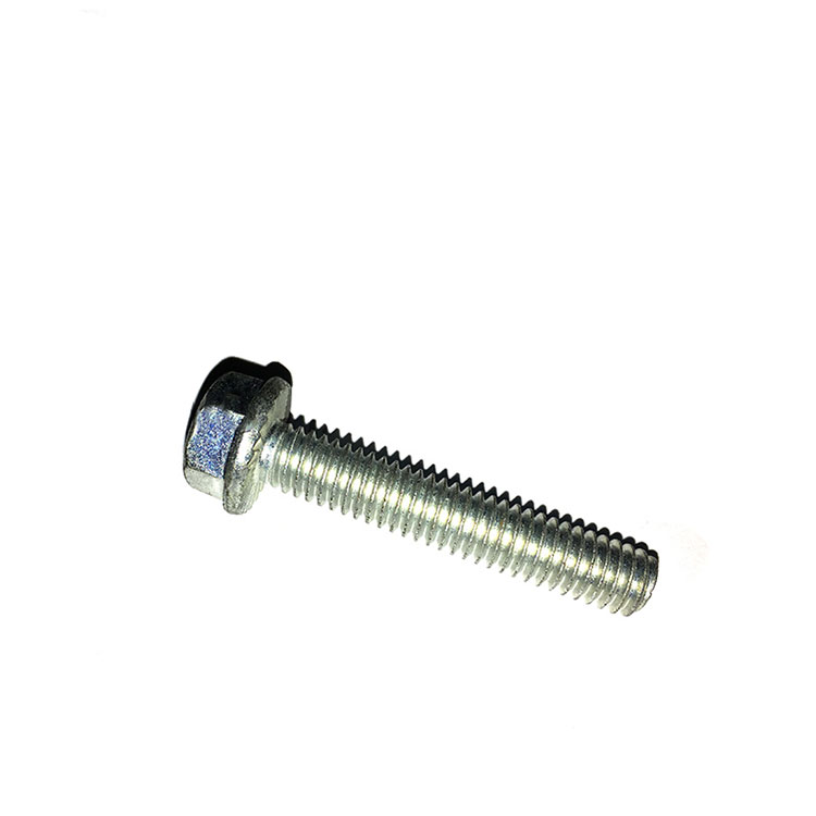 Forzinket sekskantet flange takket bolt - DIN6921